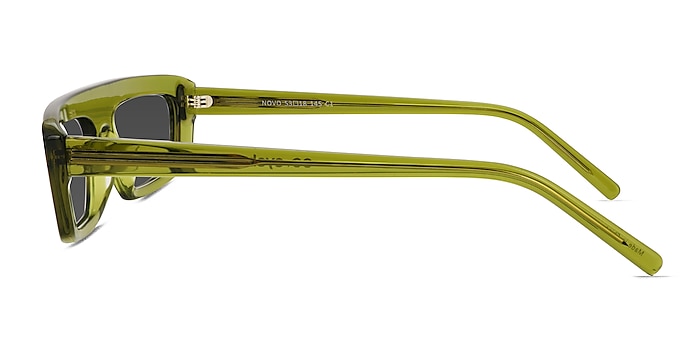 Novo Crystal Olive Green Acetate Sunglass Frames from EyeBuyDirect