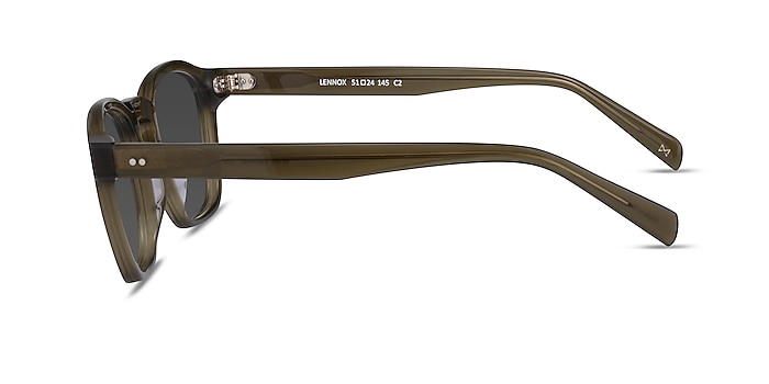 Lennox Green Acetate Sunglass Frames from EyeBuyDirect