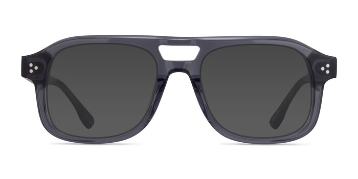 Connor Crystal Gray Acetate Sunglass Frames from EyeBuyDirect