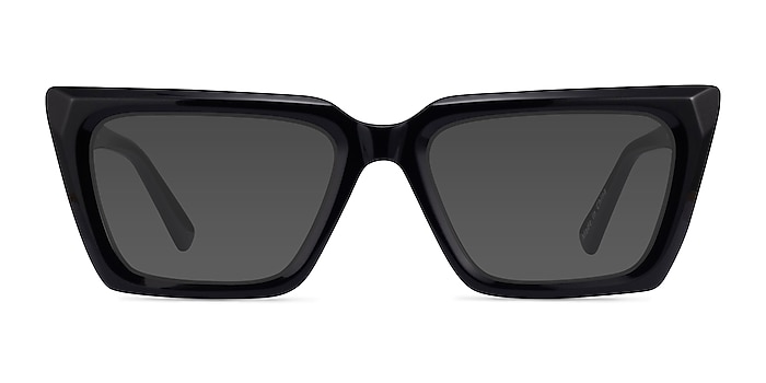 Yara Black Acetate Sunglass Frames from EyeBuyDirect