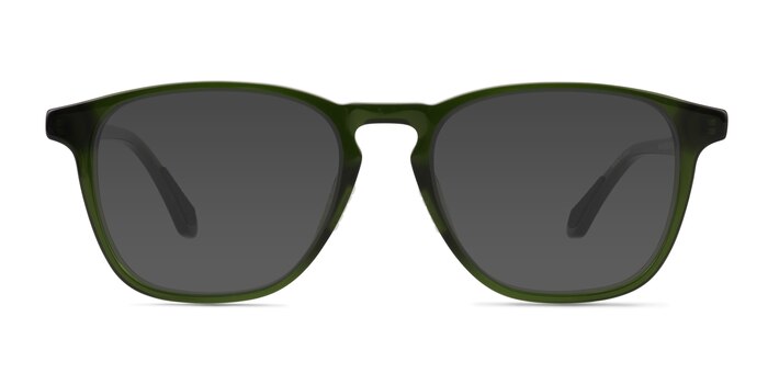 Tackle Crystal Green Acetate Sunglass Frames from EyeBuyDirect