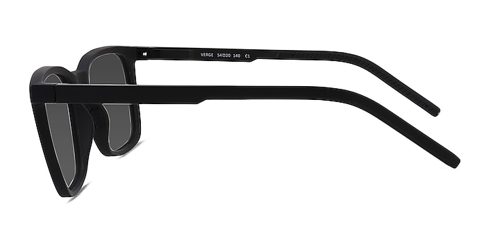Verge Matte Black Plastic Sunglass Frames from EyeBuyDirect
