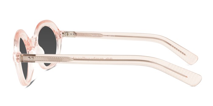 Melva Clear Champagne Acetate Sunglass Frames from EyeBuyDirect