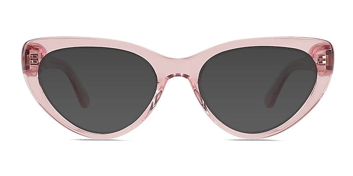 Dora Clear Pink Acetate Sunglass Frames from EyeBuyDirect