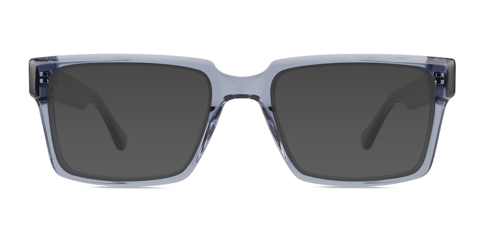 Agni Clear Blue Acetate Sunglass Frames from EyeBuyDirect