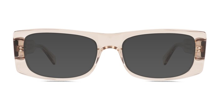 Ernest Clear Brown Acetate Sunglass Frames from EyeBuyDirect