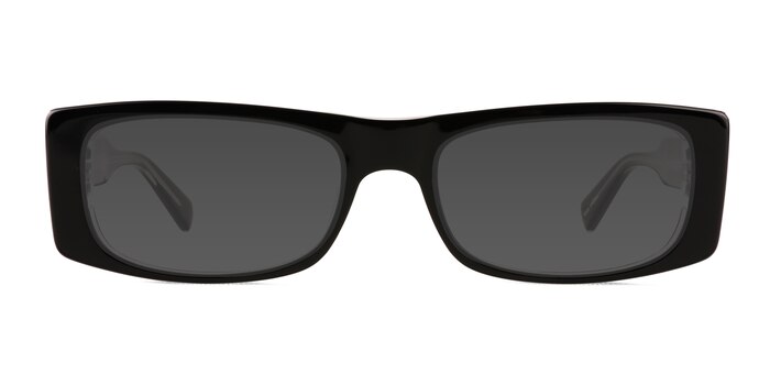 Ernest Black Clear Acetate Sunglass Frames from EyeBuyDirect