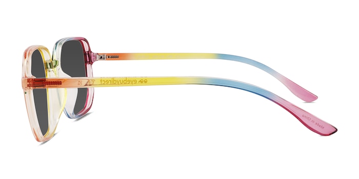 Sunlit Clear Rainbow Plastic Sunglass Frames from EyeBuyDirect
