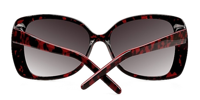 Black/Red Angelo -  Plastic Sunglasses