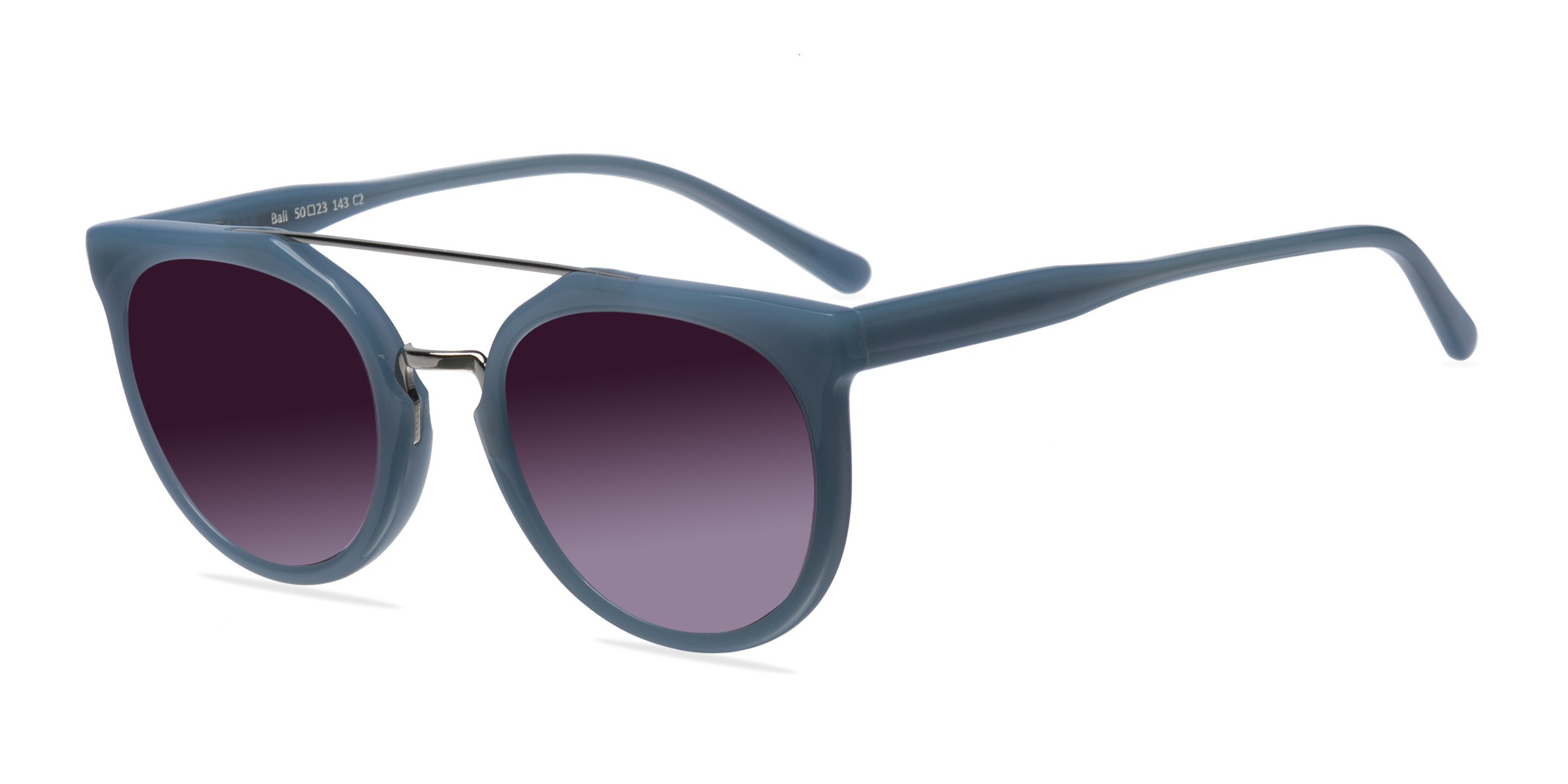 Bali Aviator Blue & Silver Frame Prescription Sunglasses Eyebuydirect