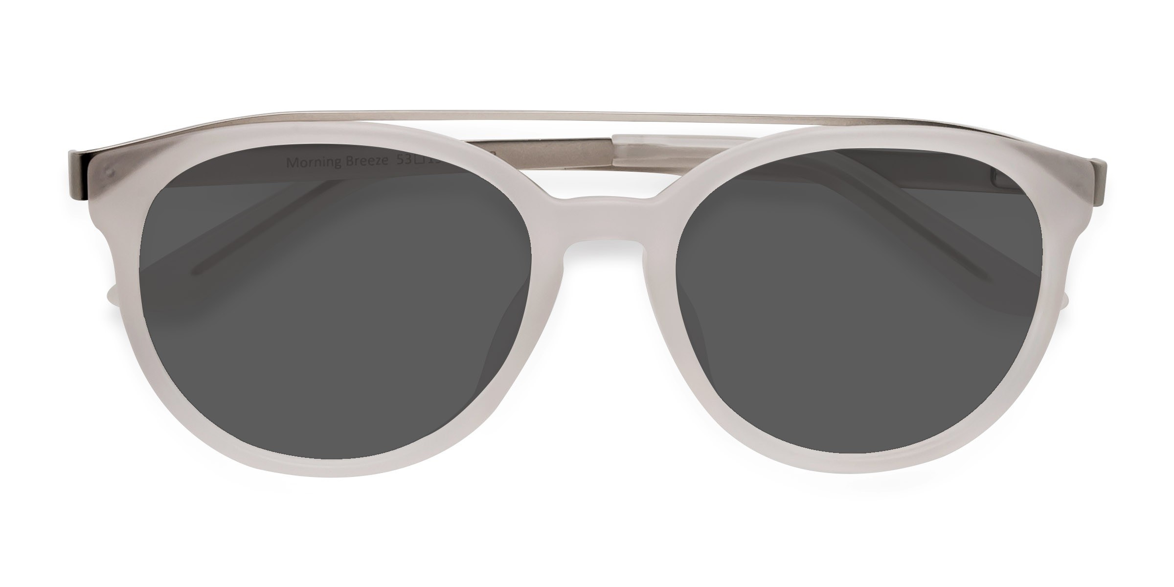 matte white sunglasses