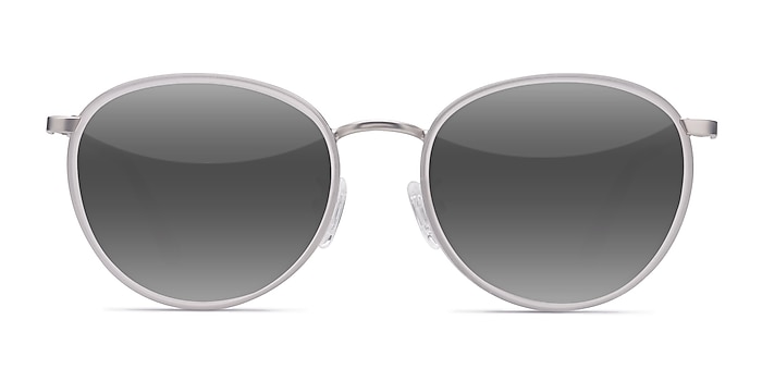 Reves White Acetate Sunglass Frames from EyeBuyDirect