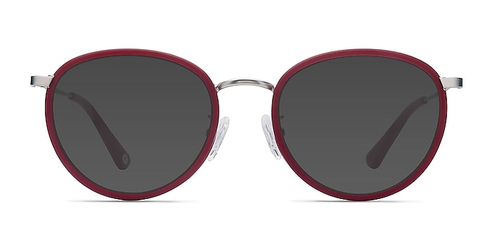 Reves Red Acetate Sunglass Frames from EyeBuyDirect