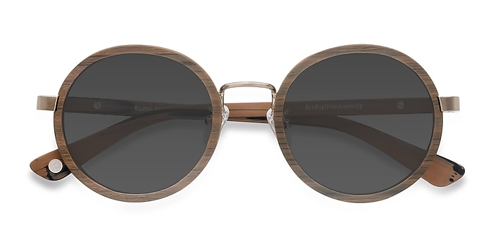 Brown Bounce -  Vintage Wood Texture Sunglasses