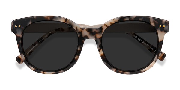 Till Sunset prescription sunglasses (Tortoise) - 16435 - Contact Lenses Full-rim tortoise acetate and metallic detail make sku 16435