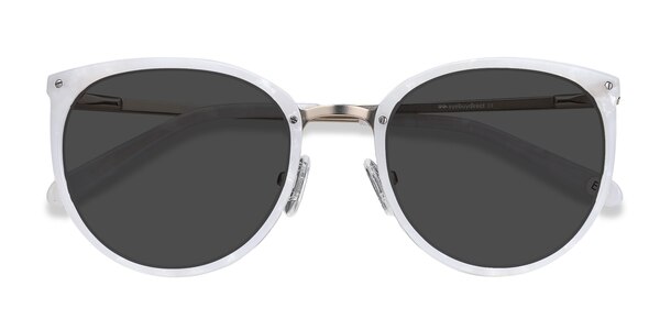 Crush prescription sunglasses (Ivory) - 17749 - Contact Lenses Inject bold. feminine elegance into your outfit wi sku 17749