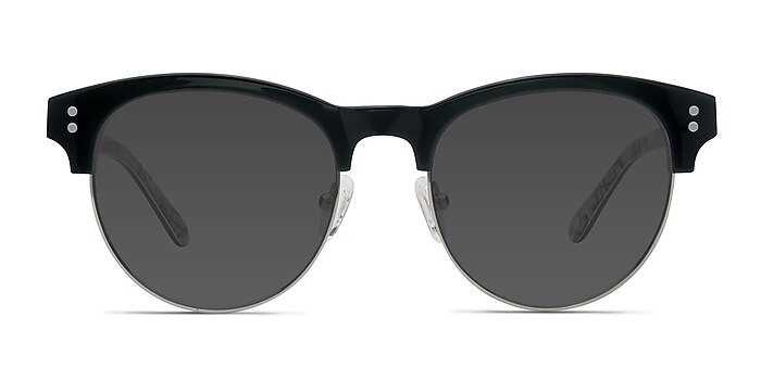 College Black Floral Acetate Sunglass Frames from EyeBuyDirect