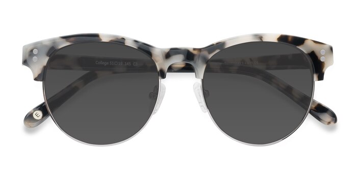 Ivory Tortoise College -  Acetate Sunglasses