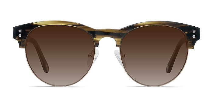 College Brown Acetate Sunglass Frames from EyeBuyDirect