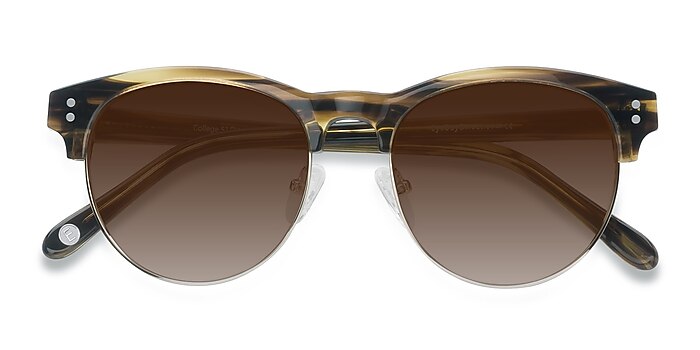 Brown College -  Vintage Acetate Sunglasses