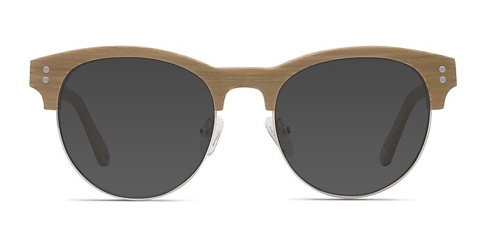 College Yellow Wood-texture Sunglass Frames from EyeBuyDirect