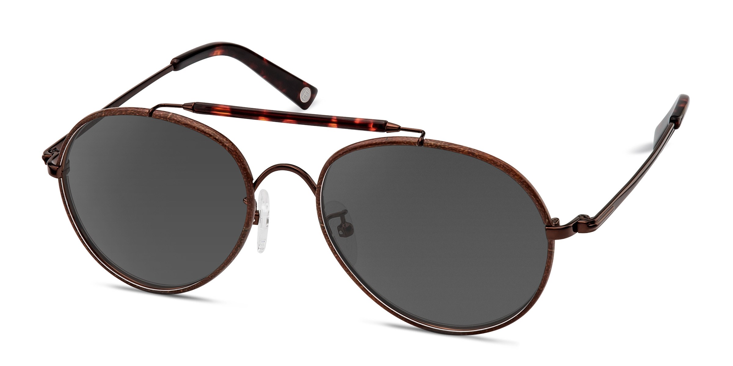 Nairobi Aviator Brown Frame Prescription Sunglasses Eyebuydirect