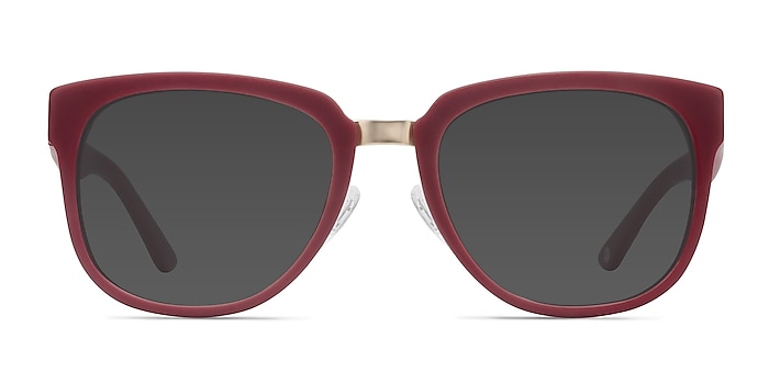 Haute Couture Dark Red Acetate Sunglass Frames from EyeBuyDirect