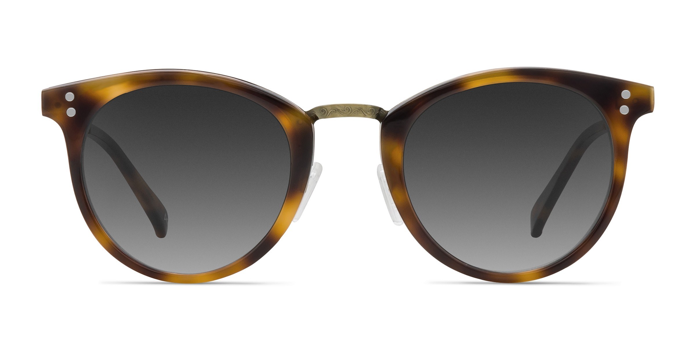 Sun Nostalgia - Round Caramel Frame Sunglasses For Women | Eyebuydirect