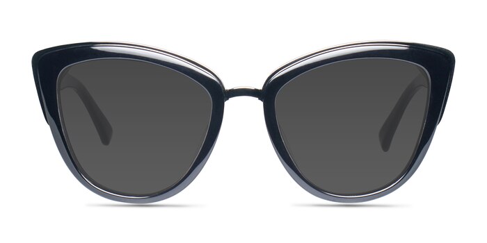 Cadenza Black Acetate Sunglass Frames from EyeBuyDirect