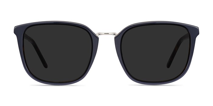 Yuma Navy Acetate-metal Sunglass Frames from EyeBuyDirect