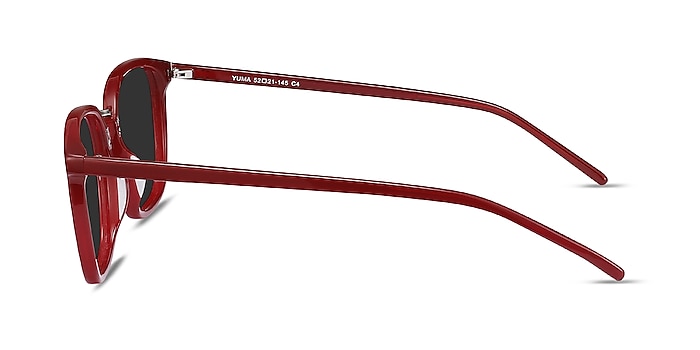 Yuma Red Acetate-metal Sunglass Frames from EyeBuyDirect