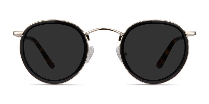 Rollin Black Acetate-metal Sunglass Frames from EyeBuyDirect