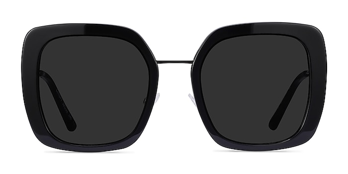 Canopy Black Acetate-metal Sunglass Frames from EyeBuyDirect