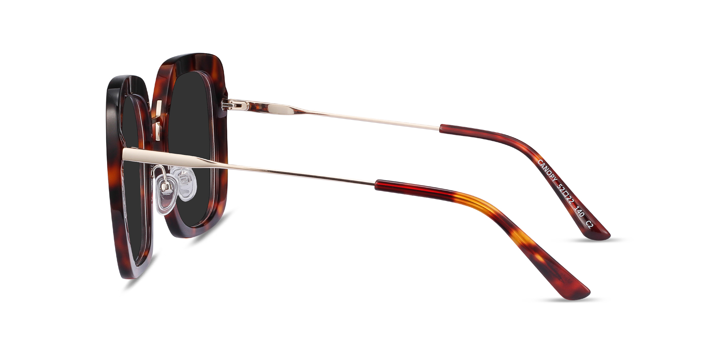 Canopy - Square Tortoise Frame Sunglasses For Women | Eyebuydirect