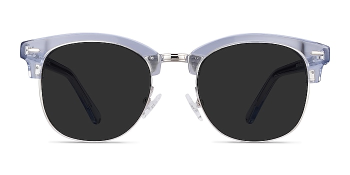Strata Clear Blue Acetate-metal Sunglass Frames from EyeBuyDirect