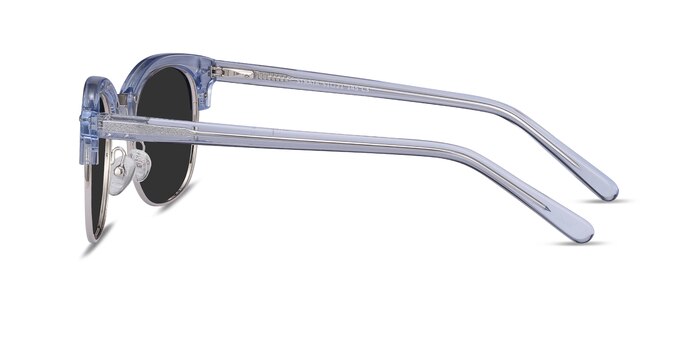 Strata Clear Blue Acetate-metal Sunglass Frames from EyeBuyDirect
