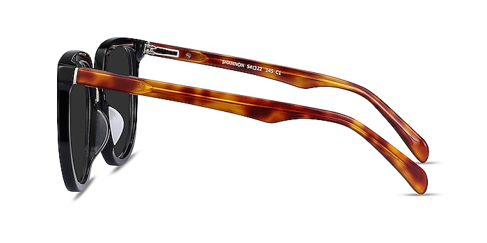 Shannon Black & Tortoise Acetate Sunglass Frames from EyeBuyDirect
