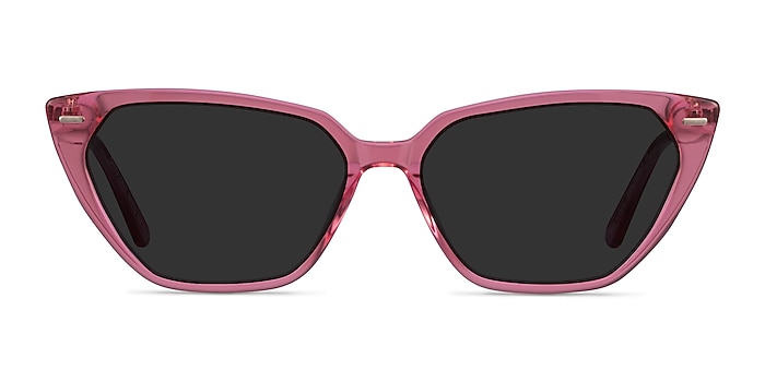 Santa Cruz Clear Pink Acetate Sunglass Frames from EyeBuyDirect