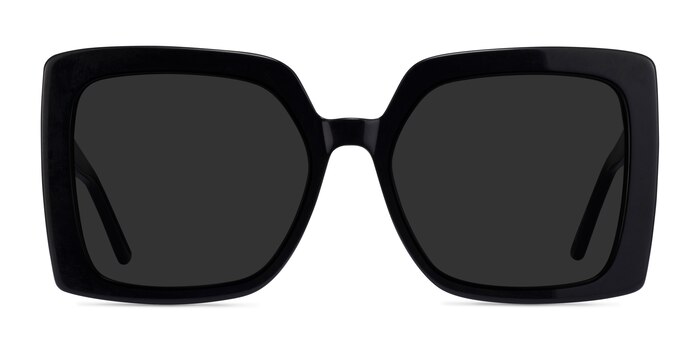 Hollywood Black Acetate Sunglass Frames from EyeBuyDirect
