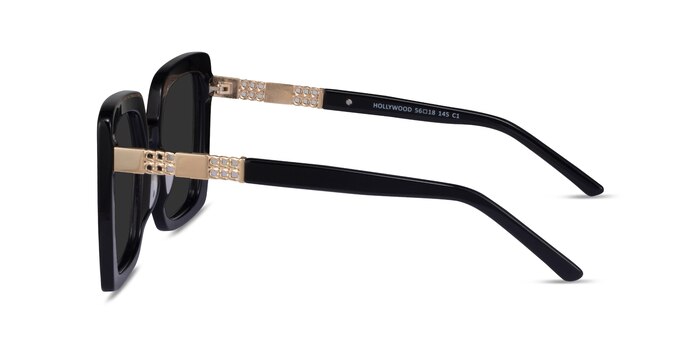 Hollywood Black Acetate Sunglass Frames from EyeBuyDirect
