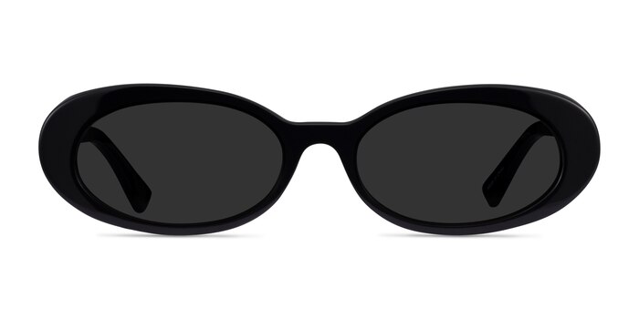 Winona Black Acetate Sunglass Frames from EyeBuyDirect