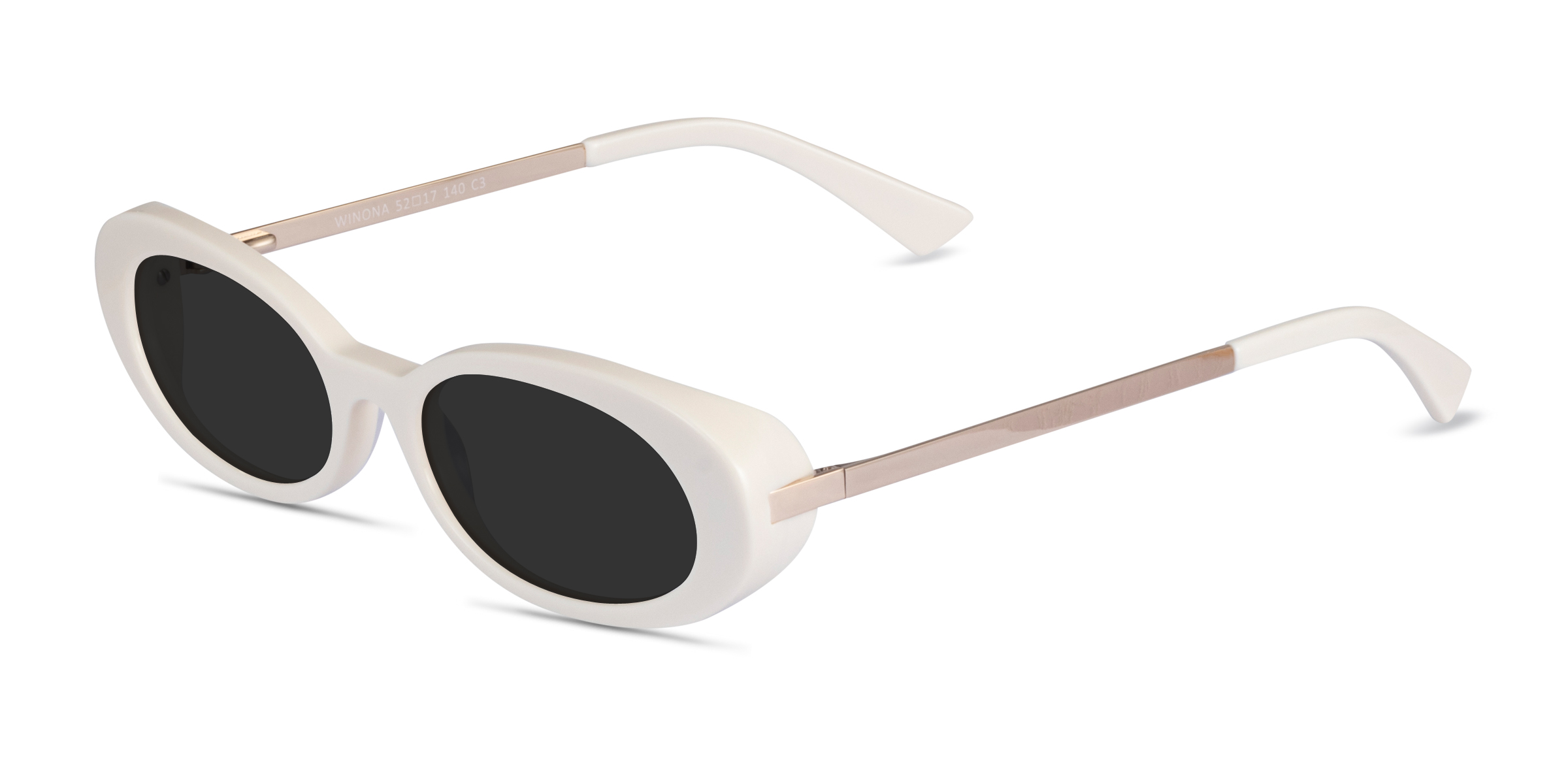 Winona Oval Beige Frame Sunglasses For Women Eyebuydirect