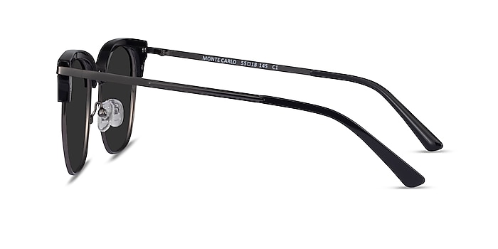 Monte Carlo Black Gunmetal Acetate Sunglass Frames from EyeBuyDirect