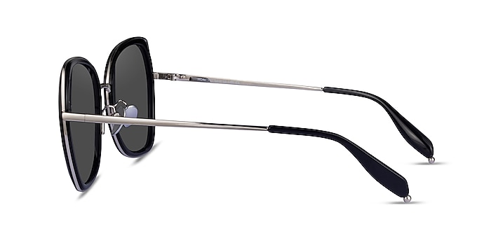 Honesty Black Silver Acetate Sunglass Frames from EyeBuyDirect