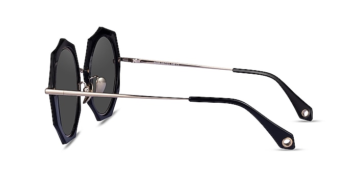 Now Black Gold Acetate Sunglass Frames from EyeBuyDirect