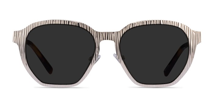 Electro Matte Silver Acetate Sunglass Frames from EyeBuyDirect