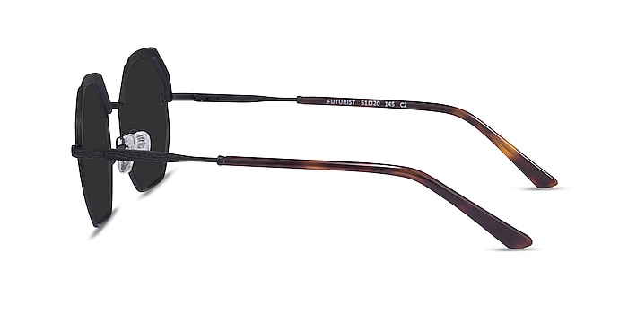 Futurist Matte Black Acetate Sunglass Frames from EyeBuyDirect
