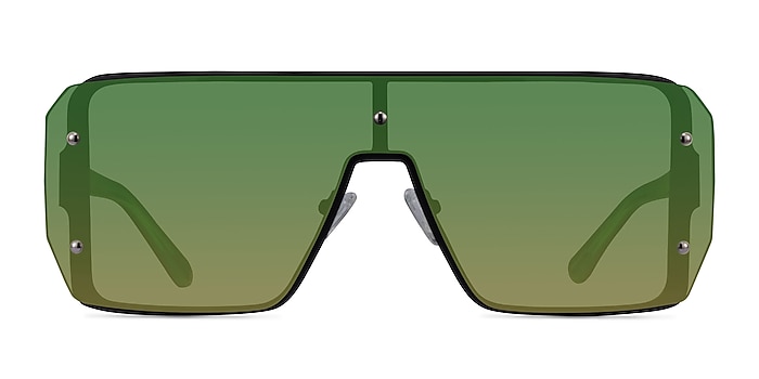 Bot Black Green Acetate Sunglass Frames from EyeBuyDirect