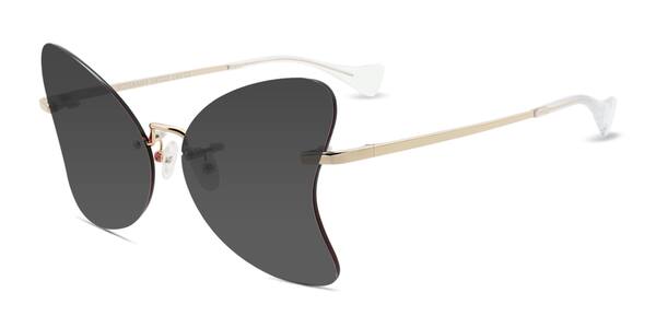 Gold Gossamer -  Metal Sunglasses