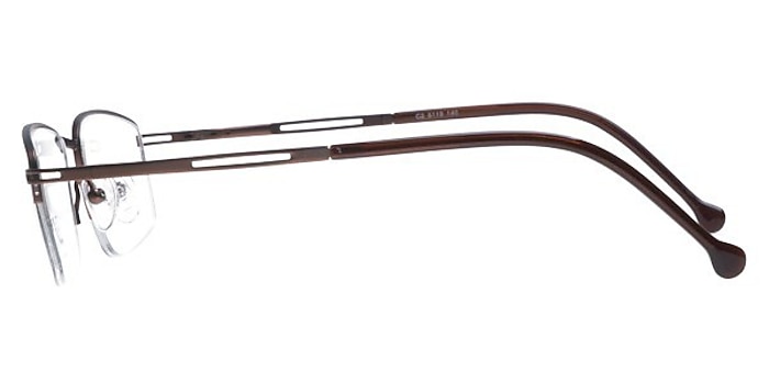 Chancellor Brown Titanium Eyeglass Frames from EyeBuyDirect